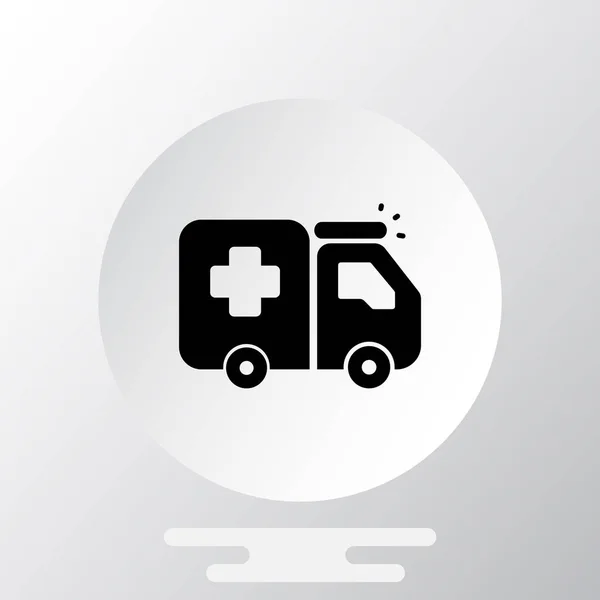 Ambulance auto pictogram — Stockvector
