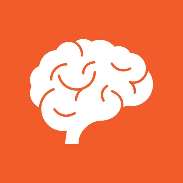Gehirn-Symbol, Illustration — Stockvektor
