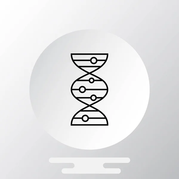 Ikona cząsteczki DNA — Wektor stockowy