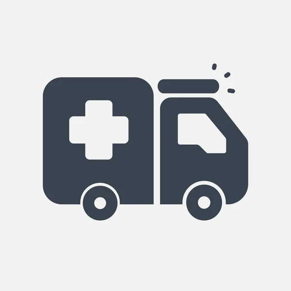 Ambulancia auto icono — Vector de stock