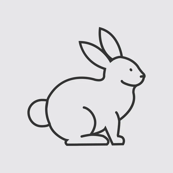 Kaninchennetz-Ikone — Stockvektor