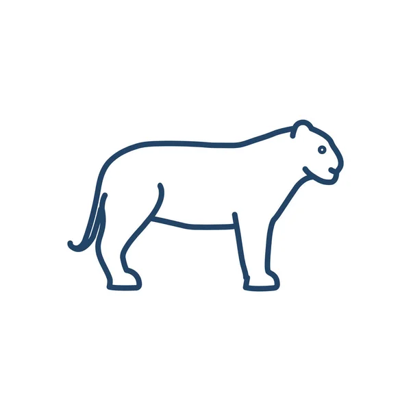 Icono web de Puma — Vector de stock