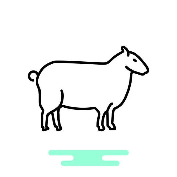 Icône animale simple — Image vectorielle