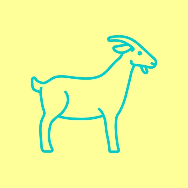 Иконка Goat Web — стоковый вектор