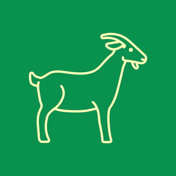 Ícone Web de cabra —  Vetores de Stock