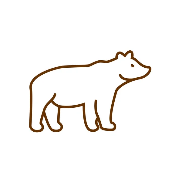 Urso web ícone —  Vetores de Stock