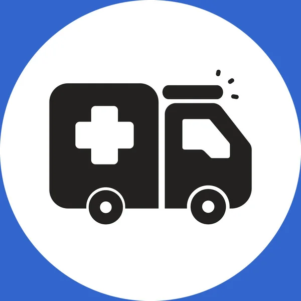 Ambulancia auto icono — Archivo Imágenes Vectoriales