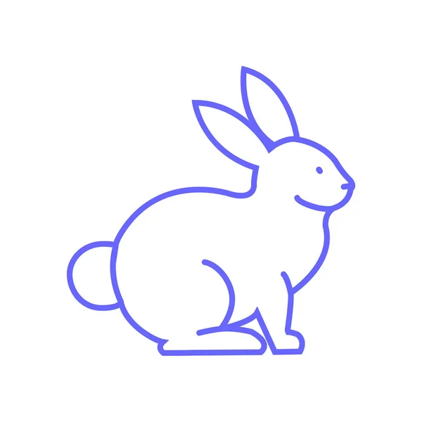 Icône web lapin — Image vectorielle