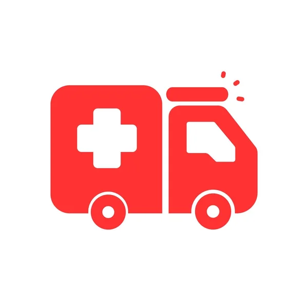 Ambulancia auto icono — Vector de stock