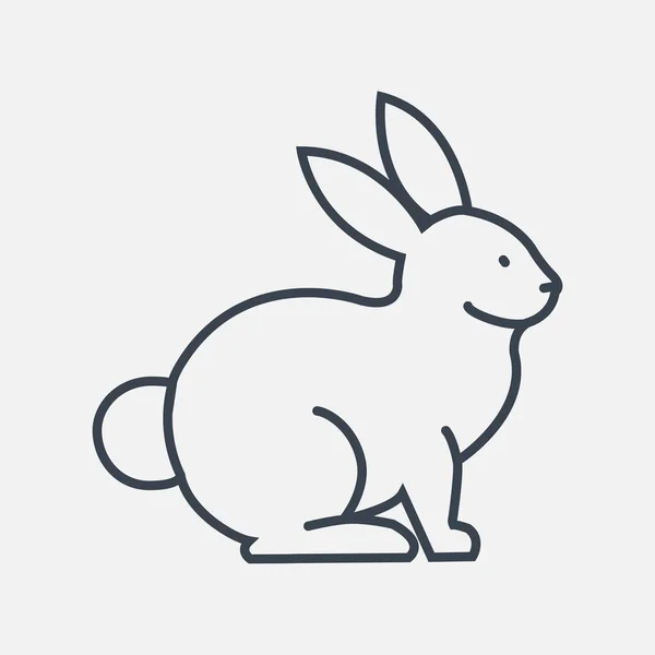 Rabbit web icon — Stock Vector