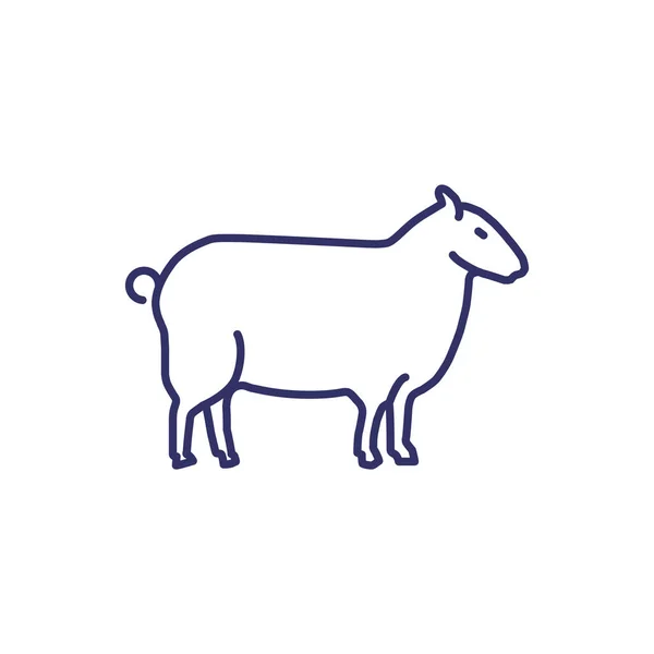 Icono animal simple — Vector de stock