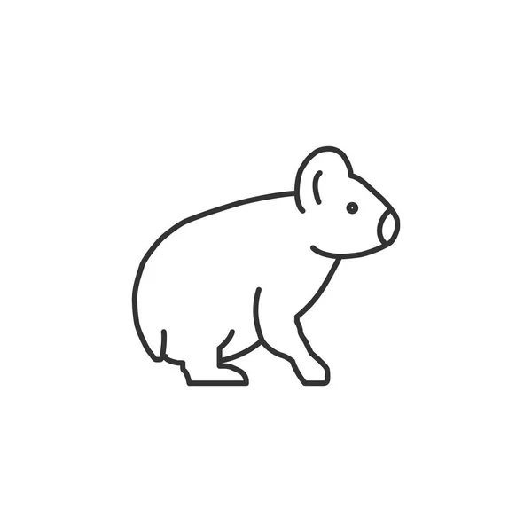 Icona animale semplice — Vettoriale Stock