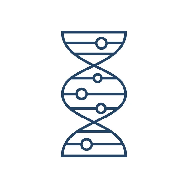 Icono de la molécula de ADN — Vector de stock