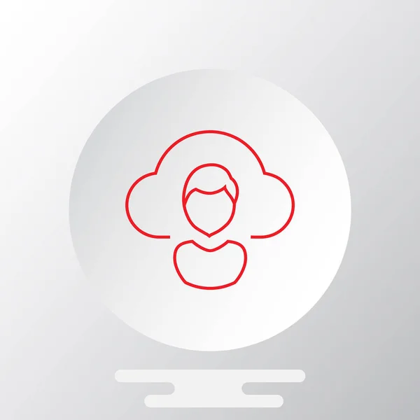 Аватар, логотип користувача — стоковий вектор