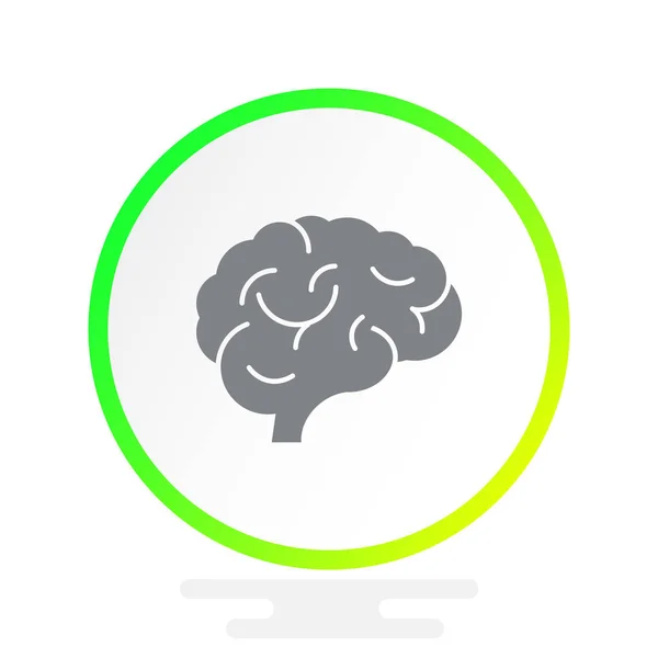 Brain icon , illustration — Stock Vector