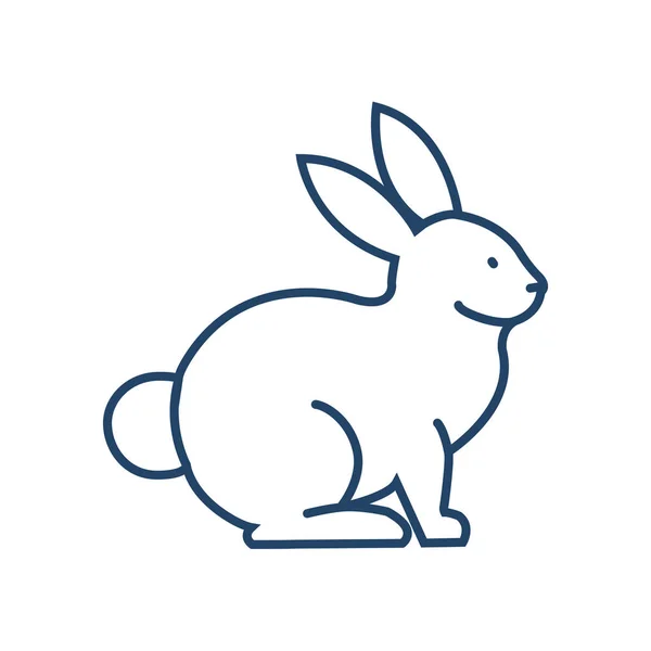 Иконка Rabbit web — стоковый вектор