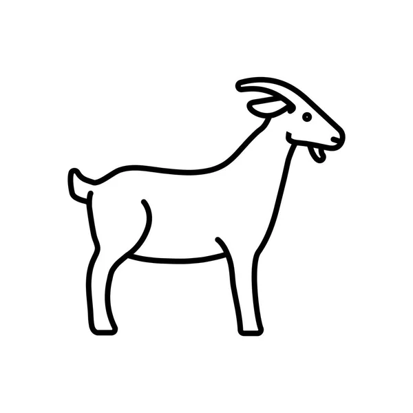 Goat web icon — Stock Vector