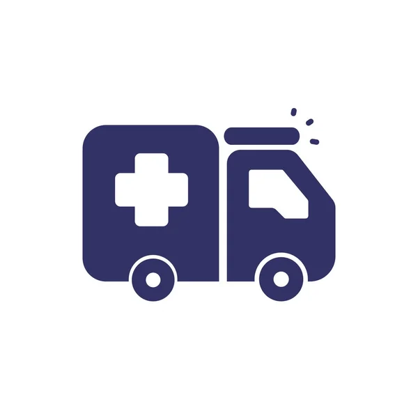 Ambulance auto icon — Stock Vector