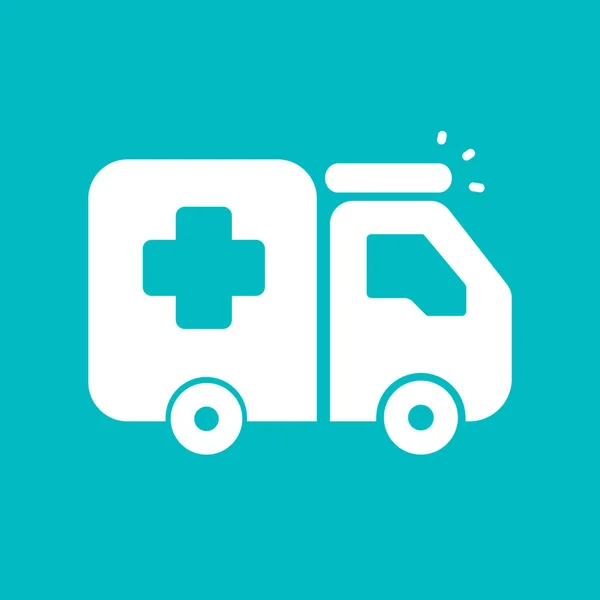 Icône auto ambulance — Image vectorielle