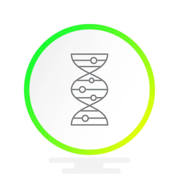 Ícone de molécula de dna —  Vetores de Stock