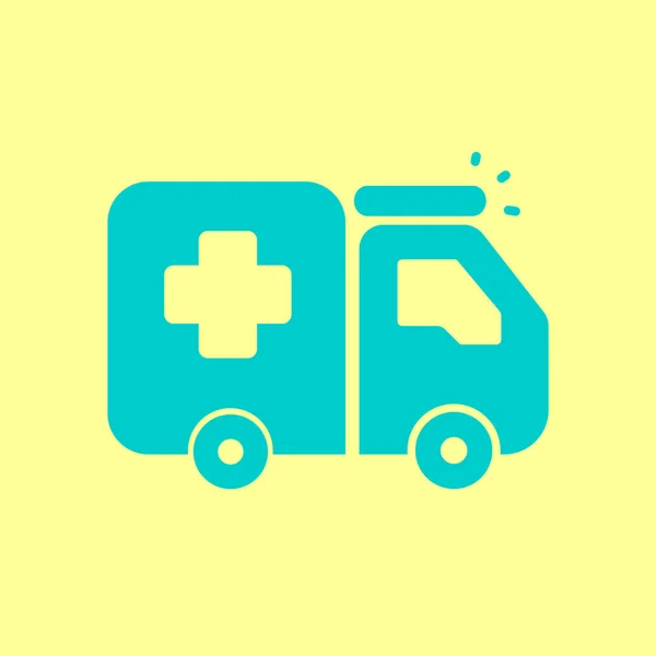 Ambulans otomatik simgesi — Stok Vektör