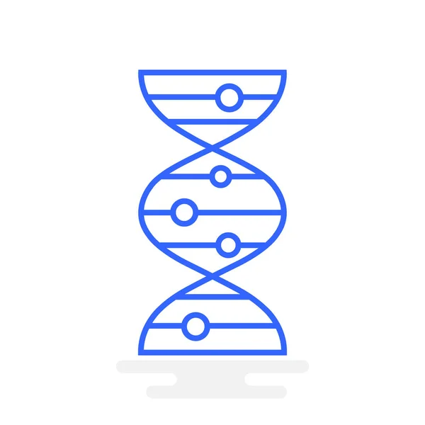 Ikon molekul dna - Stok Vektor