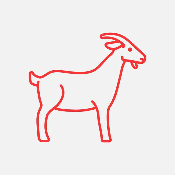 Goat web icon — Stock Vector