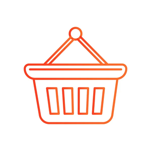 Shopping basket icon — Stock Vector