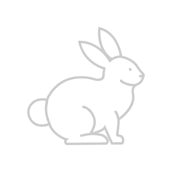 ウサギの web アイコン — ストックベクタ