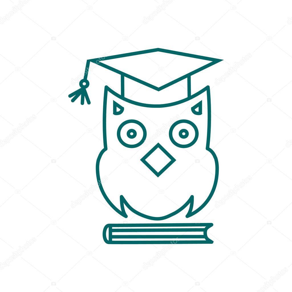 Simple owl icon