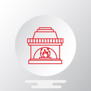 şömine basit simgesi