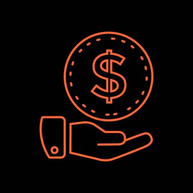 Elindeki dolar işareti