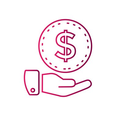 Elindeki dolar işareti