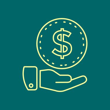 Elindeki dolar işareti