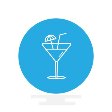 alkol kokteyl simgesi