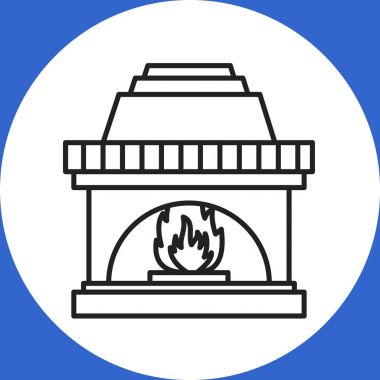 şömine basit simgesi