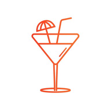 alkol kokteyl simgesi