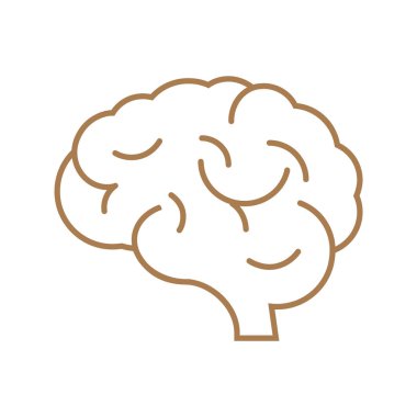 beyin simgesi, illüstrasyon 