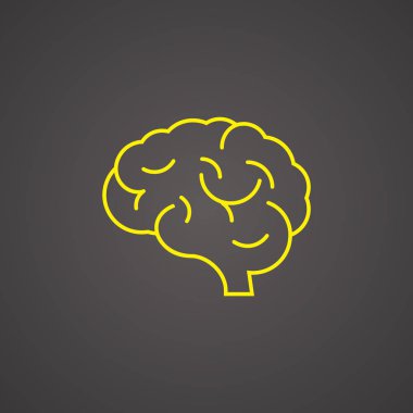 beyin simgesi, illüstrasyon 