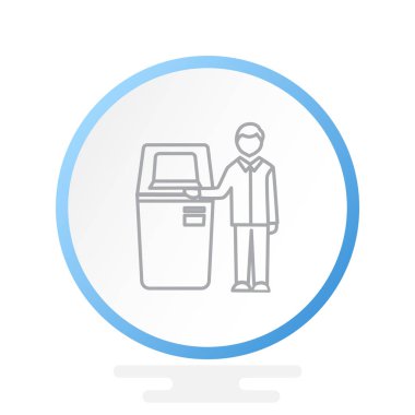 Self-Servis terminal simgesi