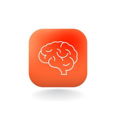 beyin simgesi, illüstrasyon 