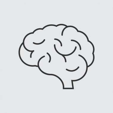 beyin simgesi, illüstrasyon 