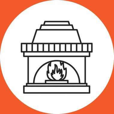 şömine basit simgesi