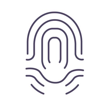 fingerprinnt satırı simgesi