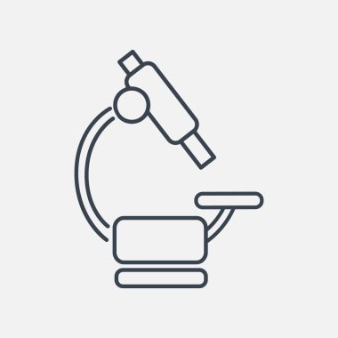 Mikroskop Düz Simgesi 