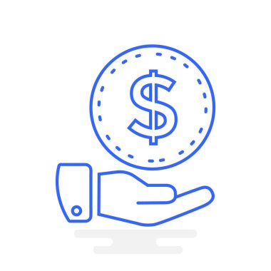 Elindeki dolar işareti