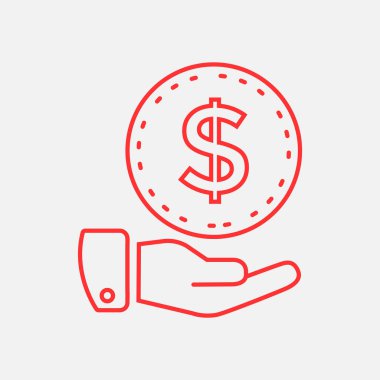 Elindeki dolar işareti