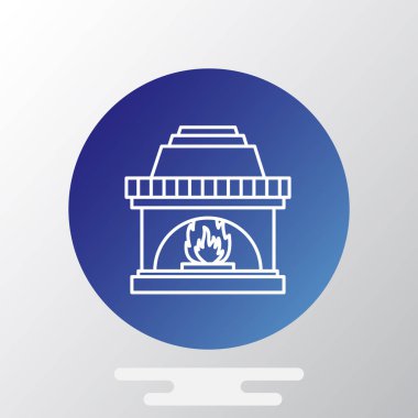 şömine basit simgesi