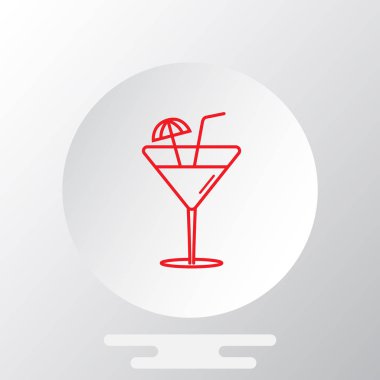 alkol kokteyl simgesi