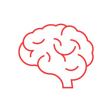 beyin simgesi, illüstrasyon 